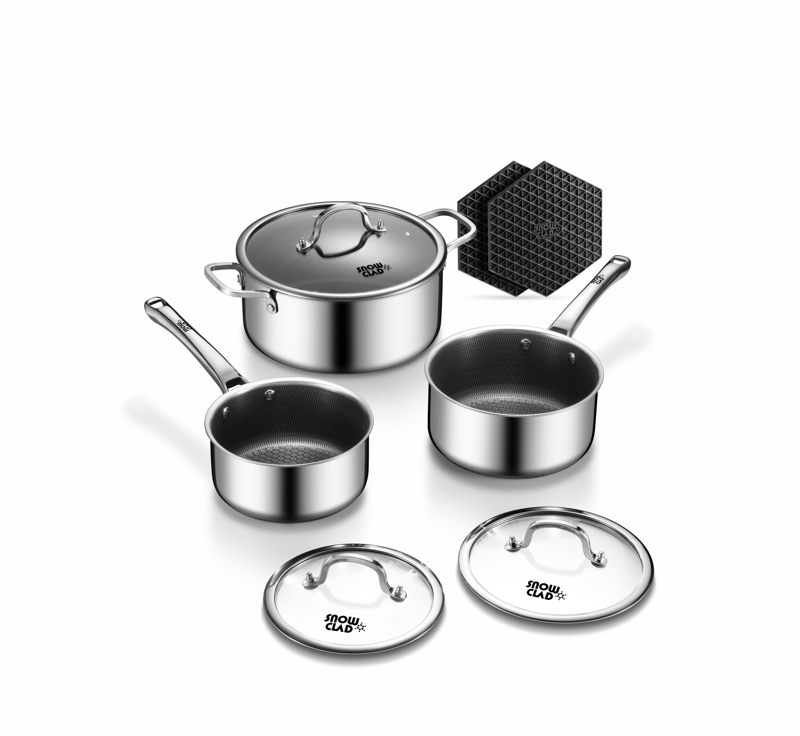 Sauce Pans — 2.5 & 3.5 & 6.1 QT